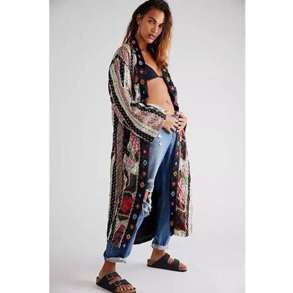 Free People Jackets & Blazers - New Free People Kayla Duster Size Medium